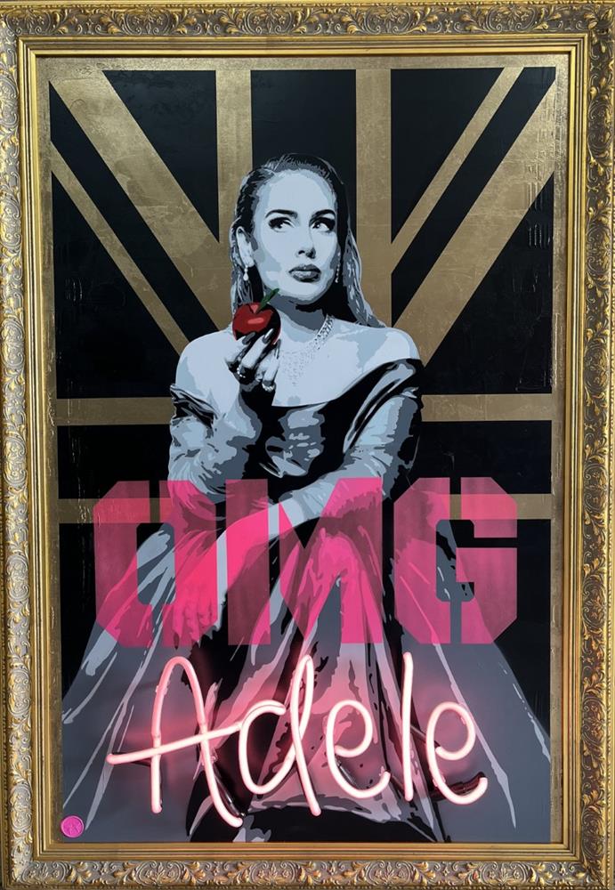 Adele "OMG" - illuminati Neon - Watergate Contemporary