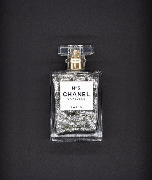 Chanel No.5 Capsules (Black & Silver) - Watergate Contemporary