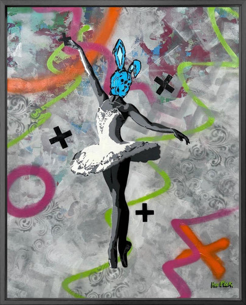 Dancing Is The Poetry Of The Foot - Ballet Bunny I - Hue Folk - Watergate Contemporary