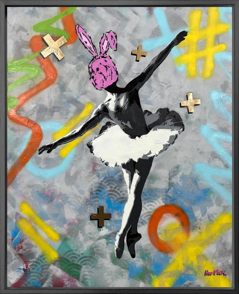 Dancing Is The Poetry Of The Foot - Ballet Bunny IV - Hue Folk - Watergate Contemporary