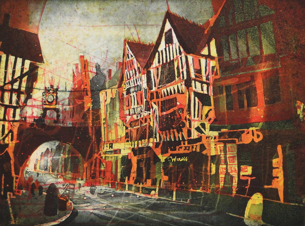 Eastgate, Chester (Etching) - Bernhard Vogel - Watergate Contemporary