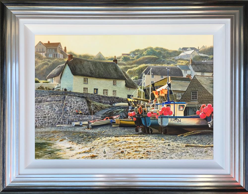 Evening Light Cadgwith Cove ~ - Duncan Palmar RSMA - Watergate Contemporary