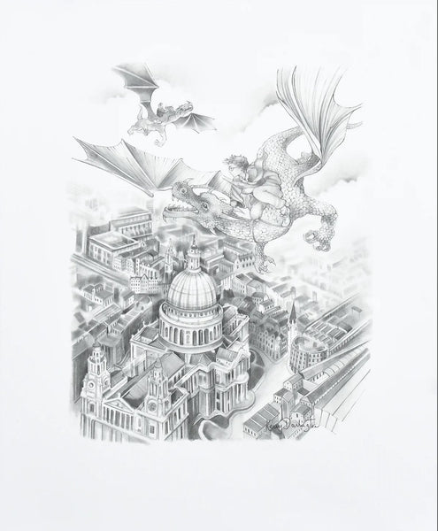 Flight Over St Paul's by Kerry Darlington - Watergate Contemporary