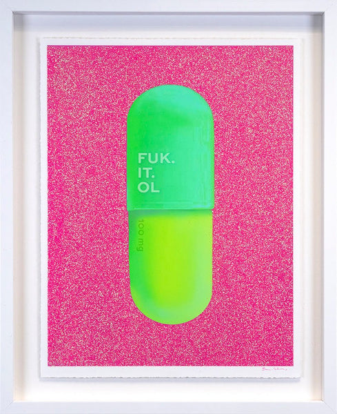 Fuk. It. Ol by Emma Gibbons (Hot Pink) - Watergate Contemporary