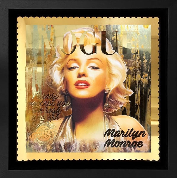 Golden Monroe - Golden Stamp Miniature - Sannib - Watergate Contemporary