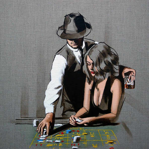 High Rollers (Study) by Richard Blunt - Watergate Contemporary