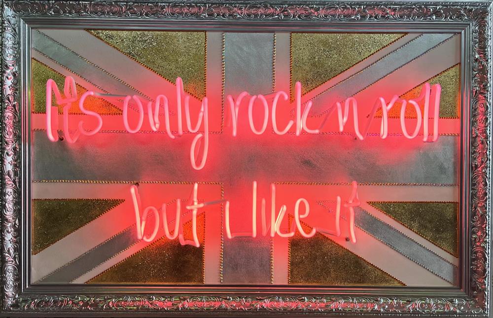 It&#8217;s Only Rock &#038; Roll - illuminati Neon - Watergate Contemporary