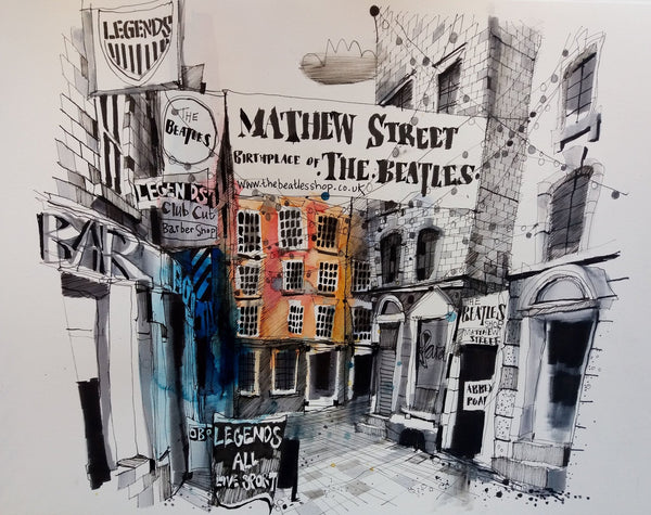 Matthew Street, Liverpool by Ian Fennelly - Watergate Contemporary