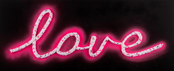 Neon Love (Pink) by Emma Gibbons - Watergate Contemporary