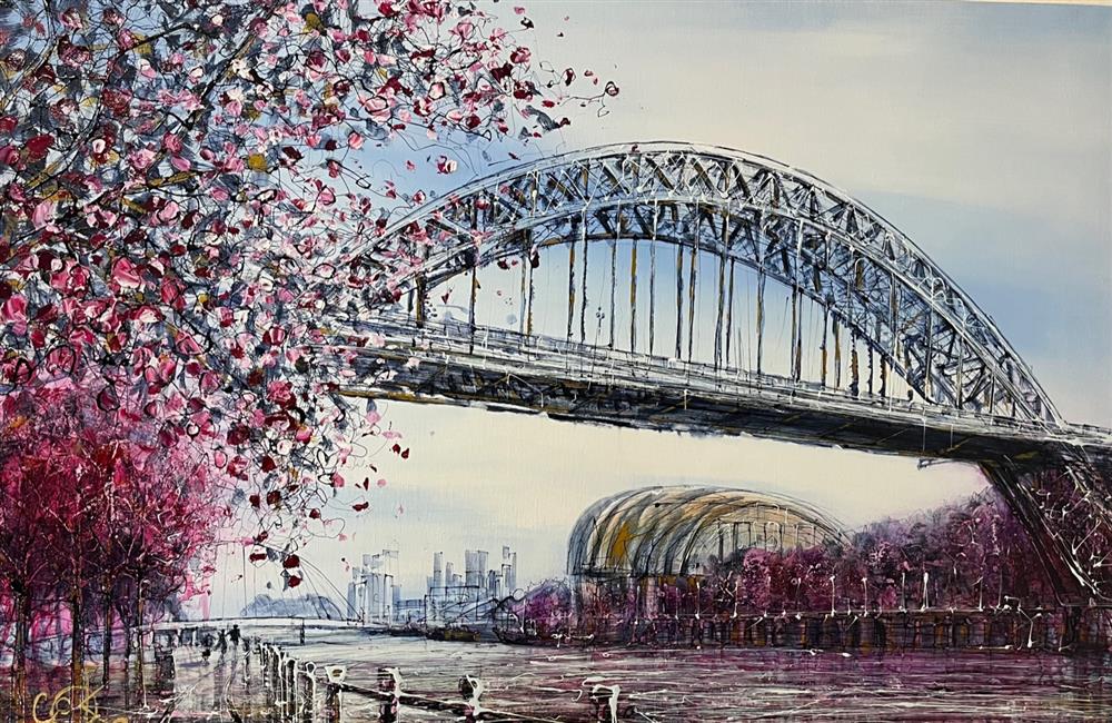 Newcastle Past And Present - Deluxe Box Canvas - Nigel Cooke - Watergate Contemporary