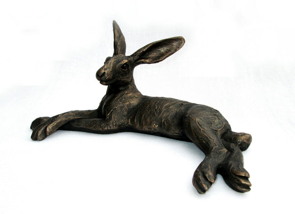 Reclining Hare by Suzie Marsh - Watergate Contemporary