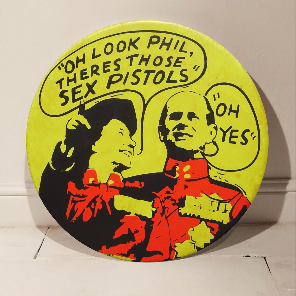 Sex Pistols, Liz and Phil by Tony Dennis - Tony Dennis a.k.a Tape Deck Art - Watergate Contemporary