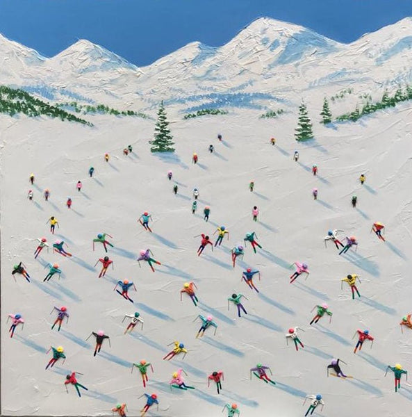 Ski I (small) by Casimiro Perez (Original) - Casimiro Perez - Watergate Contemporary