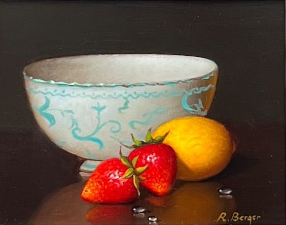 Strawberries and Lemon by Ronald Berger (Original) - Watergate Contemporary