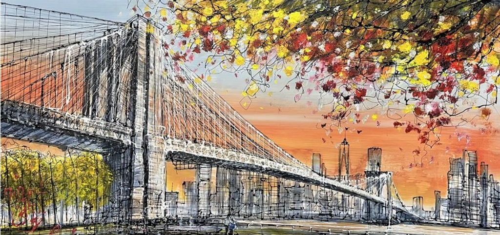 Sunrise Over Manhattan by Nigel Cooke (Studio Edition) - Nigel Cooke - Watergate Contemporary