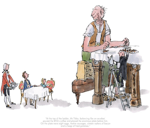 The BFG Has Breakfast With The Queen by Quentin Blake - Watergate Contemporary