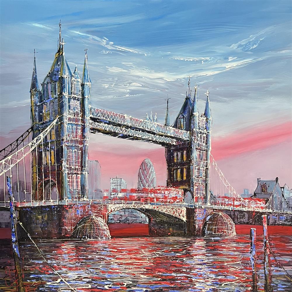 The City Of London - Canvas Deluxe - Nigel Cooke - Watergate Contemporary