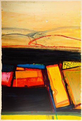 Yesnaby Gold by Barbara Rae RA - Watergate Contemporary
