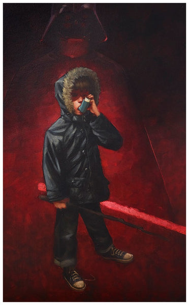 Kkhooow...Kkhooow (Hand-embellished Canvas)