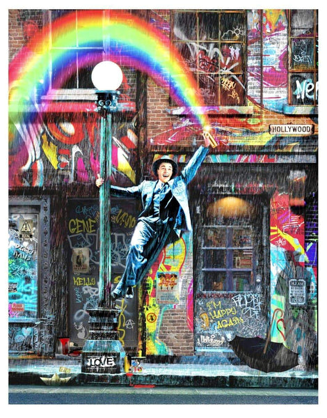 Graffiti in the Rain by Dirty Hans