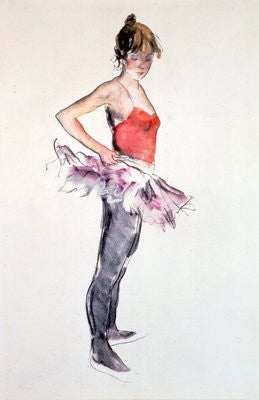 Dancer Adjusting Her Tutu